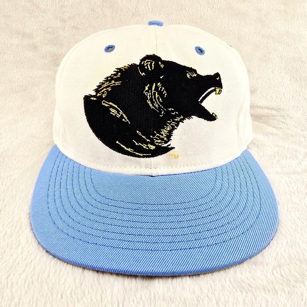 Vintage UCLA Bruins Snapback Hat White Cap Embroidered 90s NCAA Bear California